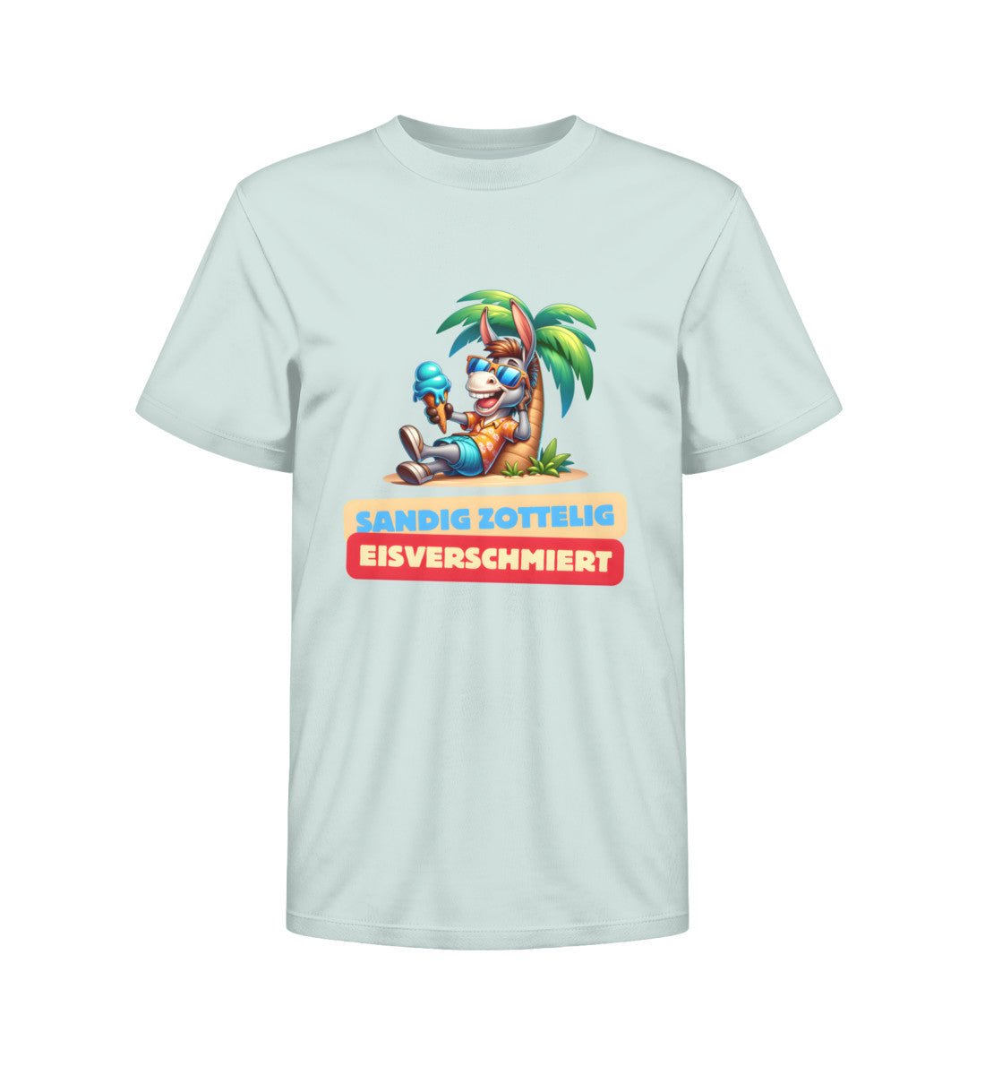 Sandig Zottelig Eisverschmiert - Kinder Organic Shirt - LazyDonkeyDesign