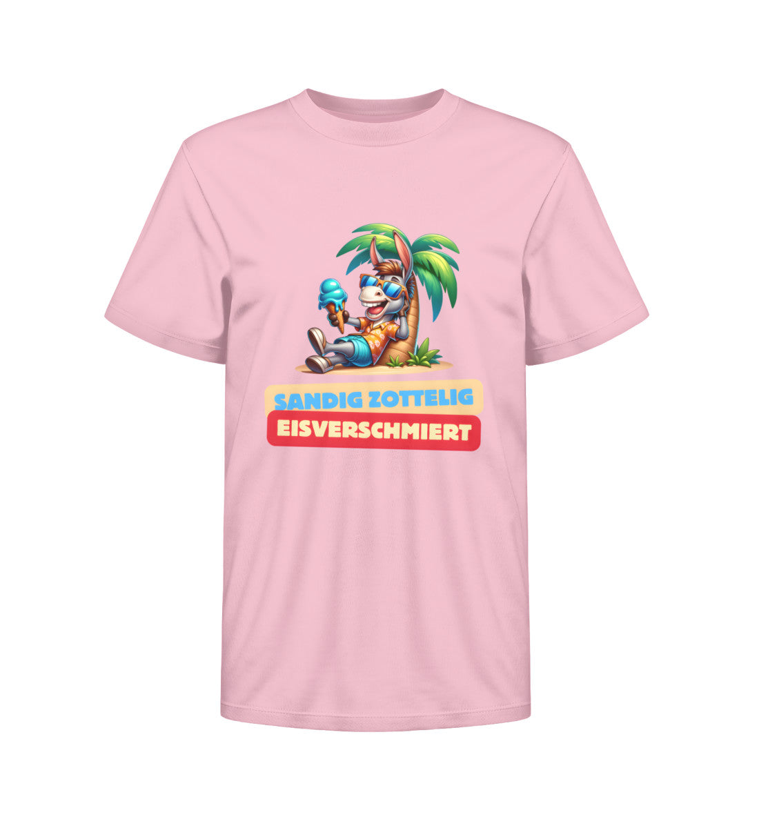 Sandig Zottelig Eisverschmiert - Kinder Organic Shirt - LazyDonkeyDesign