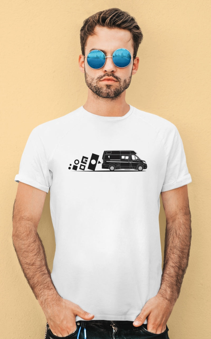 Herren Camping T-Shirt - Shaping the Vanlife