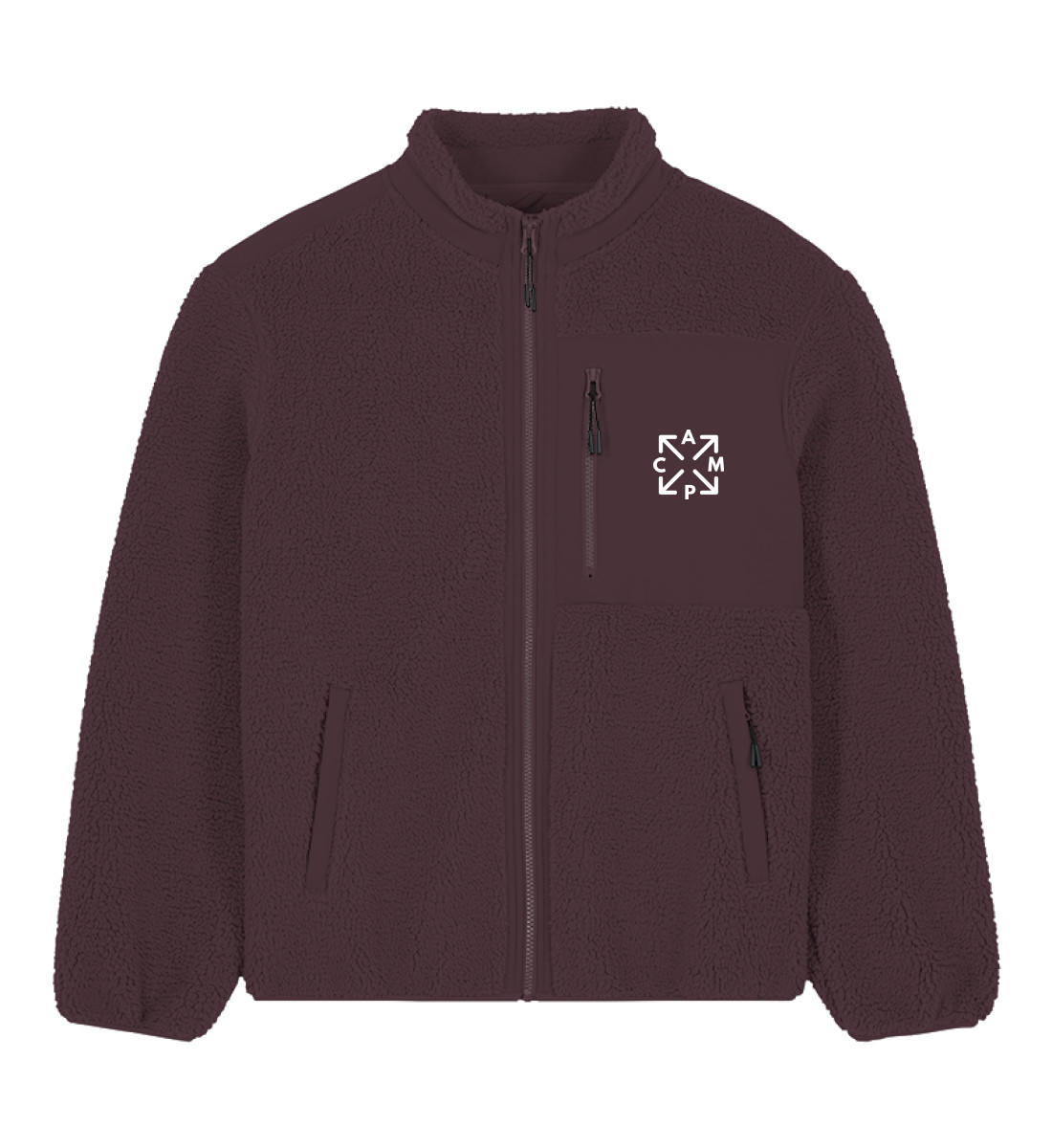 Camp Arrows - Unisex Sherpa Jacke - Stick - LazyDonkeyDesign