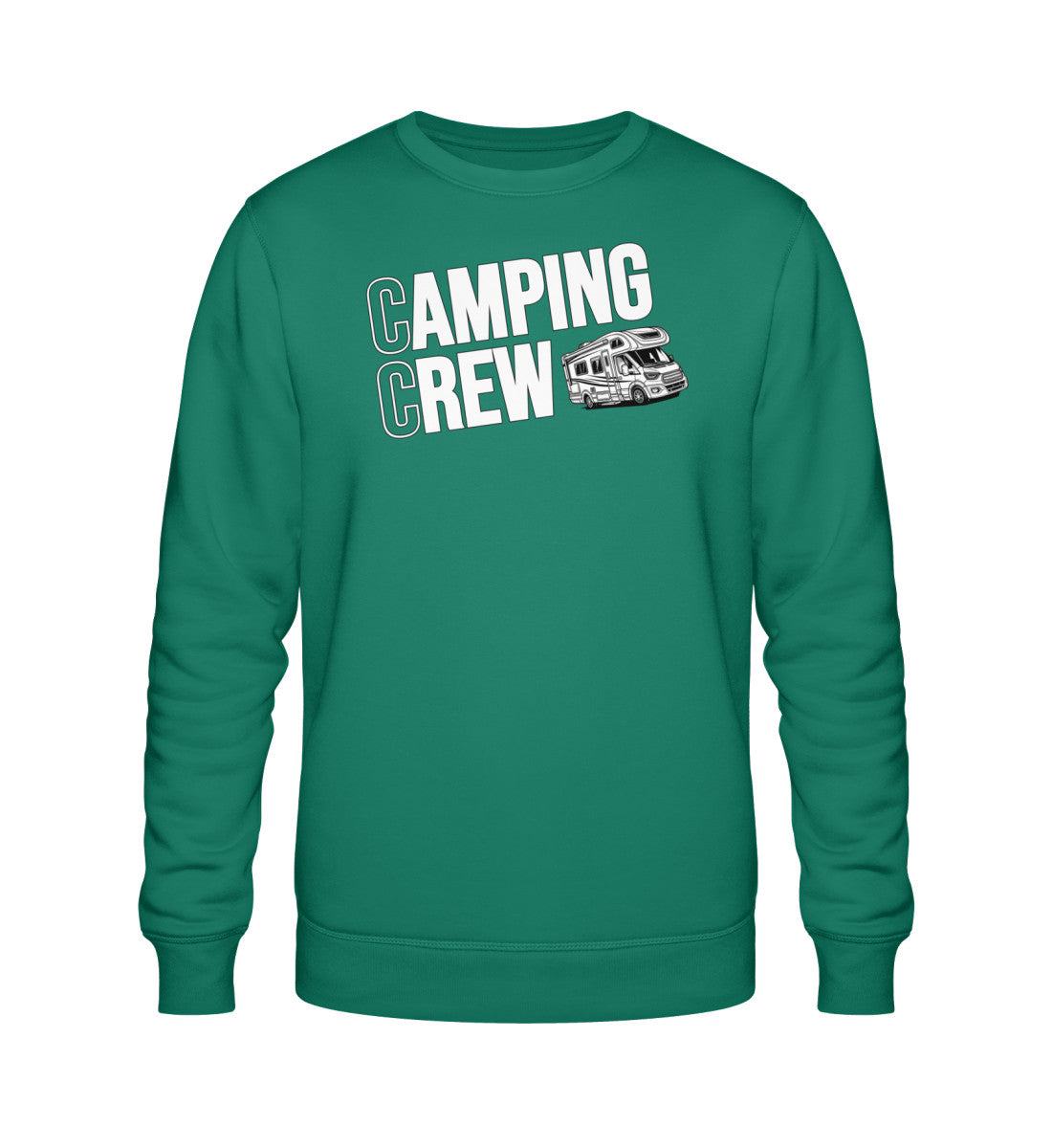 Wohnmobil Camping Crew - Herren Organic Sweatshirt - LazyDonkeyDesign