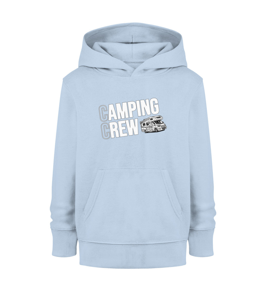 Wohnmobil Camping Crew - Kinder Organic Hoodie - LazyDonkeyDesign