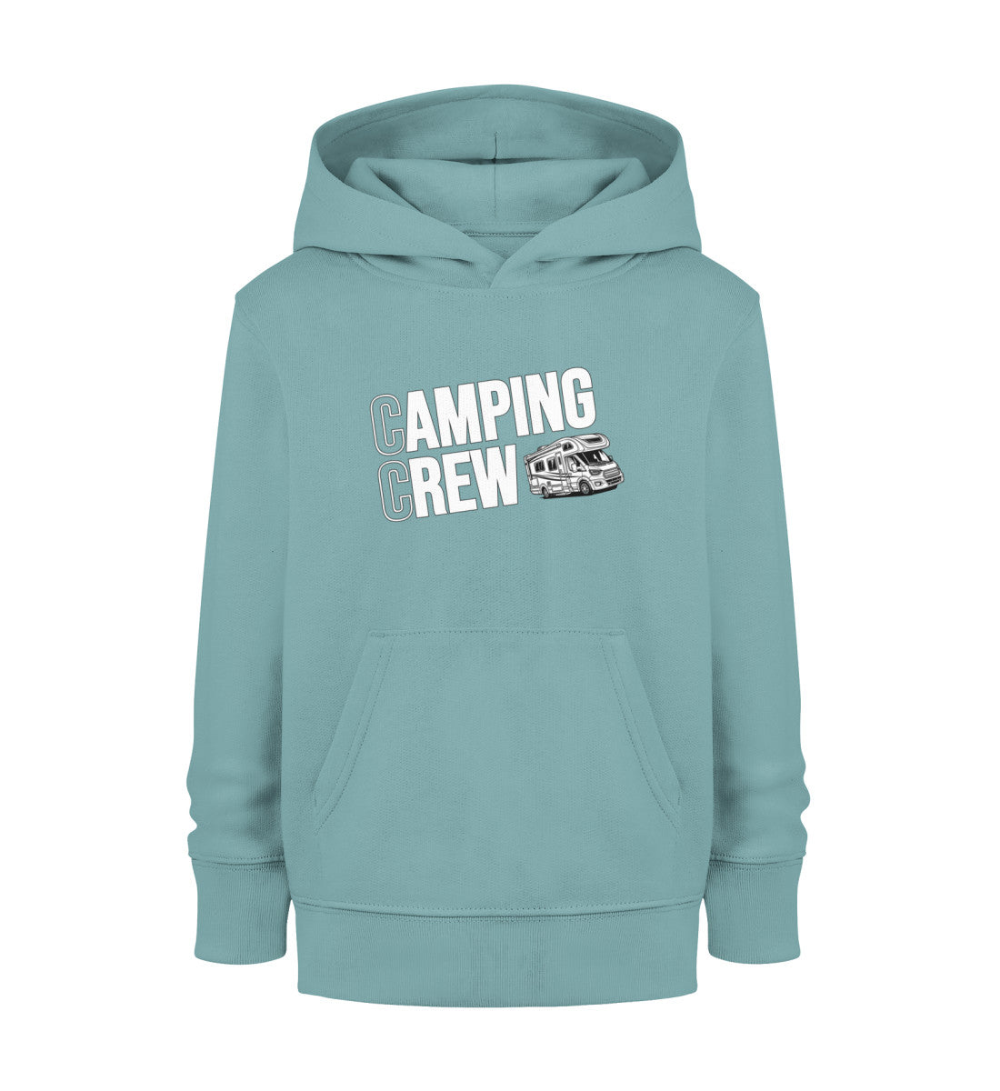 Wohnmobil Camping Crew - Kinder Organic Hoodie - LazyDonkeyDesign