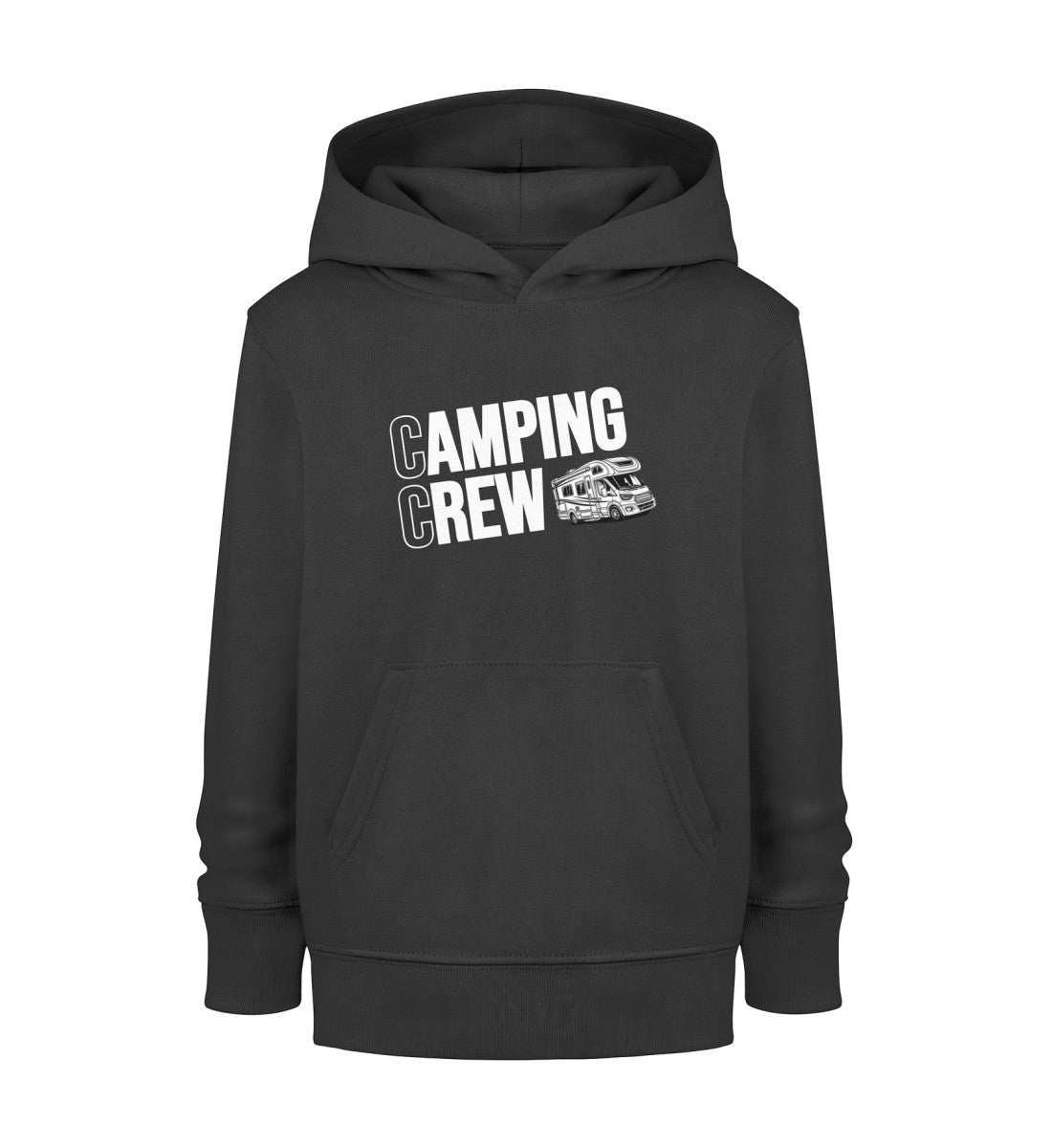 Wohnmobil Camping Crew - Kinder Organic Hoodie - LazyDonkeyDesign