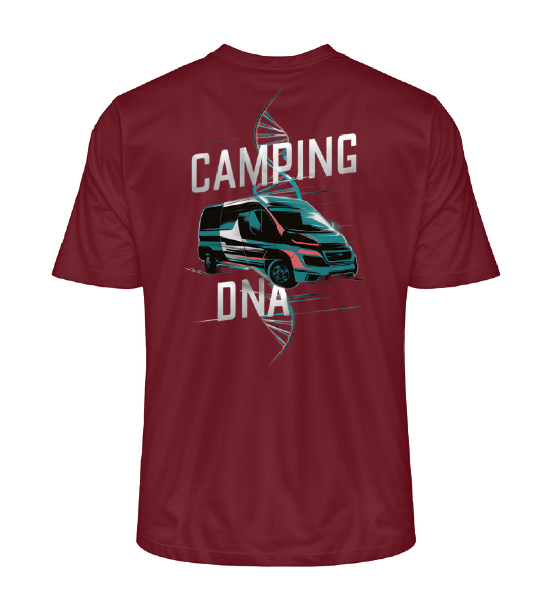 Vanlife Camping DNA - Herren Organic Shirt - LazyDonkeyDesign