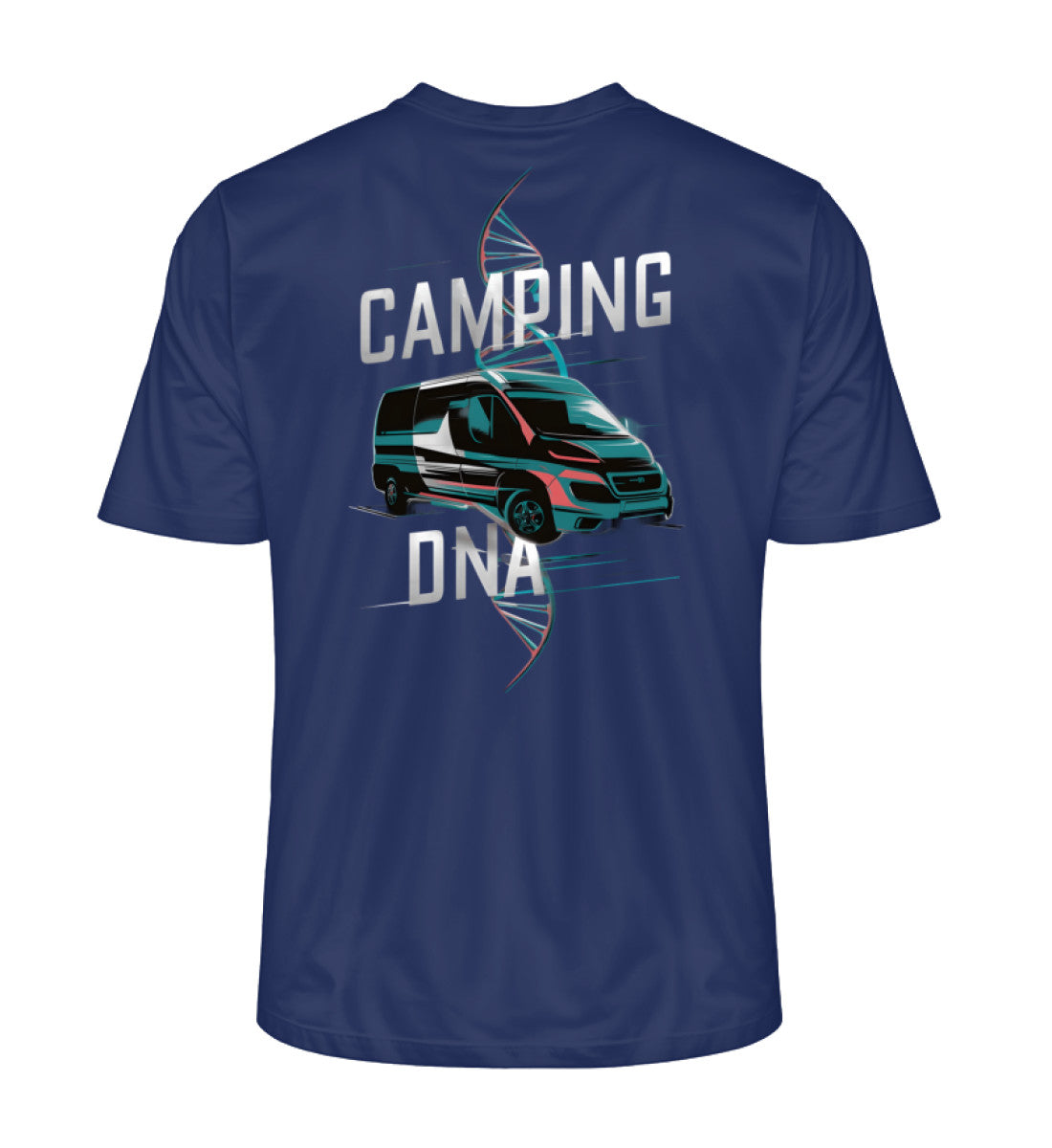 Vanlife Camping DNA - Herren Organic Shirt - LazyDonkeyDesign