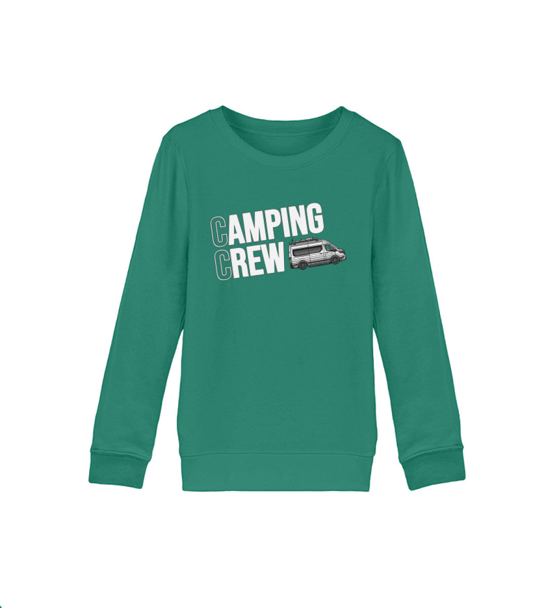 Vanlife Camping Crew - Kinder Organic Sweatshirt - LazyDonkeyDesign