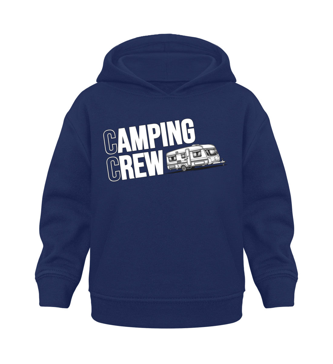 Wohnwagen Camping Crew - Baby Organic Hoodie - LazyDonkeyDesign
