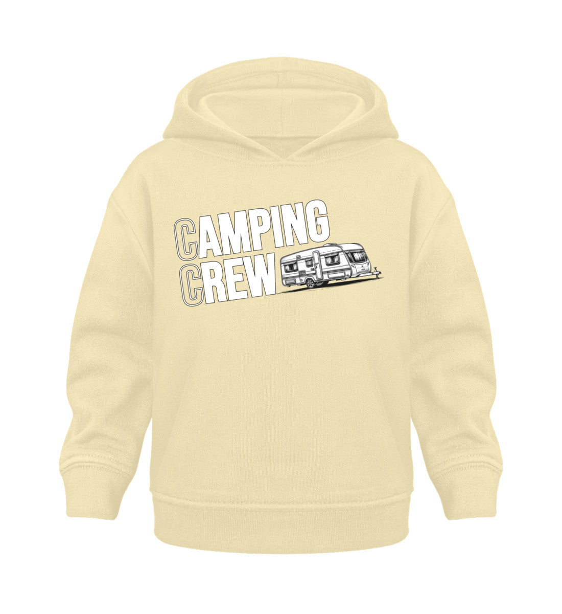 Wohnwagen Camping Crew - Baby Organic Hoodie - LazyDonkeyDesign
