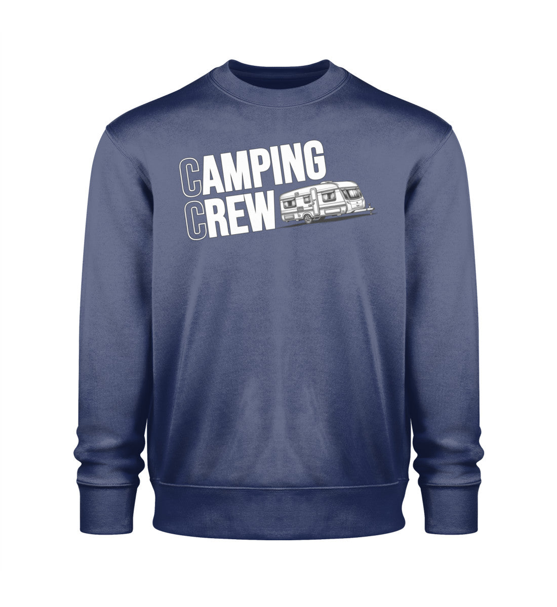 Wohnwagen Camping Crew - Herren Organic Sweatshirt - LazyDonkeyDesign