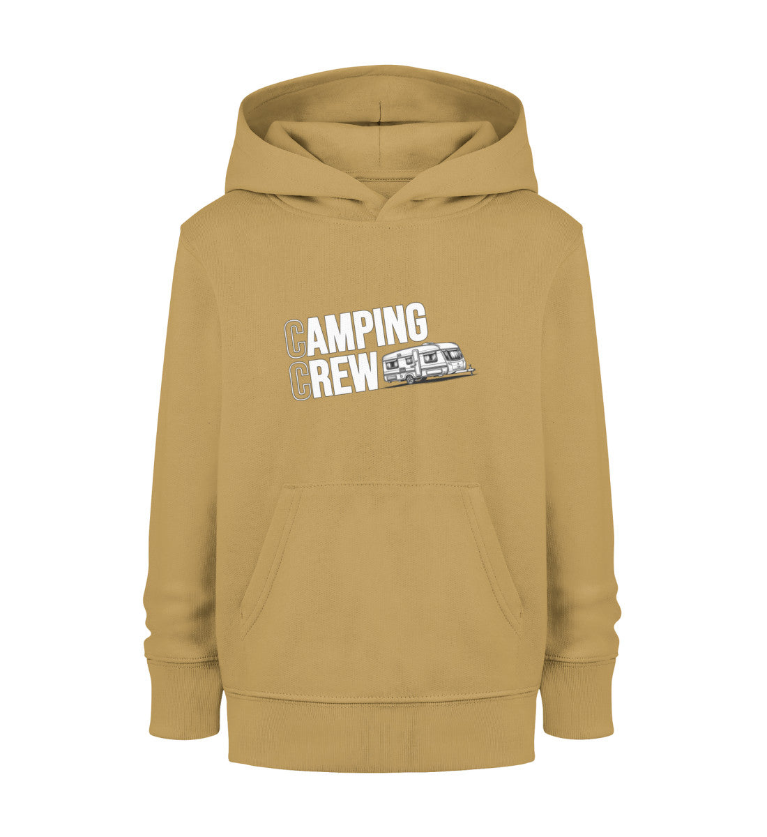 Wohnwagen Camping Crew - Kinder Organic Hoodie - LazyDonkeyDesign