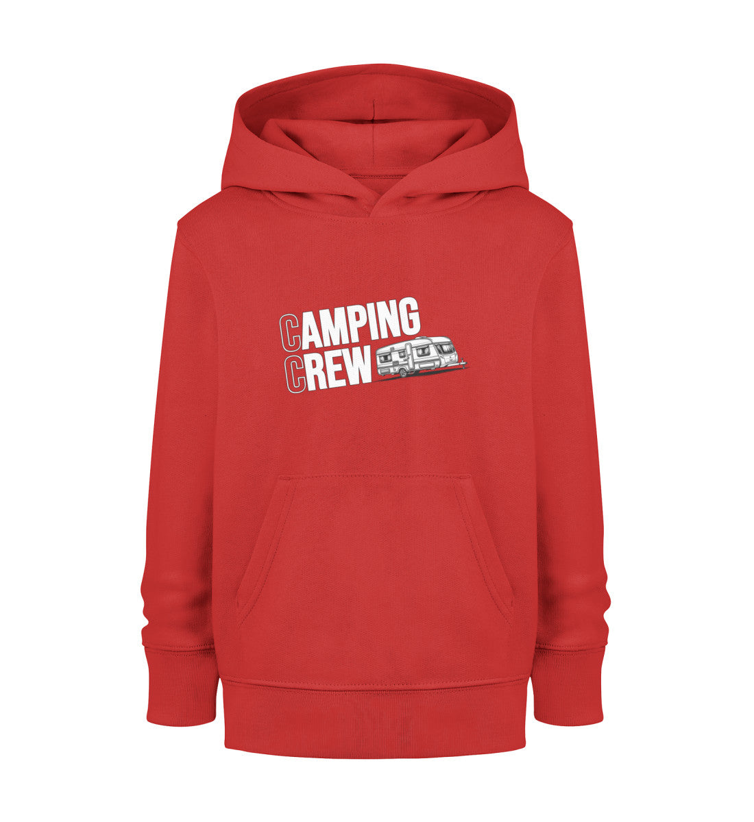 Wohnwagen Camping Crew - Kinder Organic Hoodie - LazyDonkeyDesign