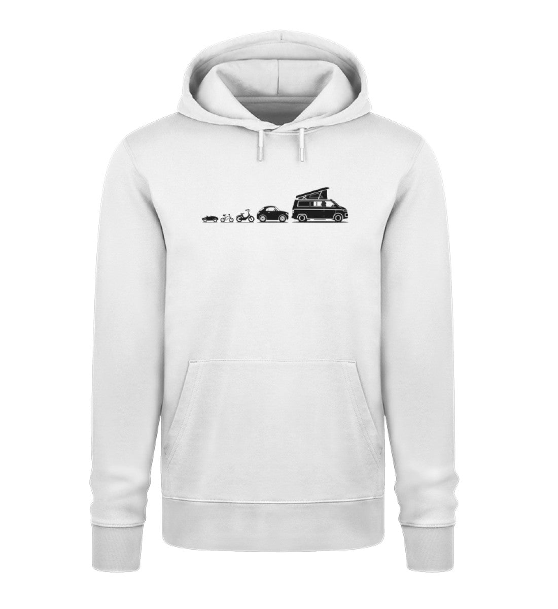 Evolution Bulli - Herren Organic Hoodie - LazyDonkeyDesign