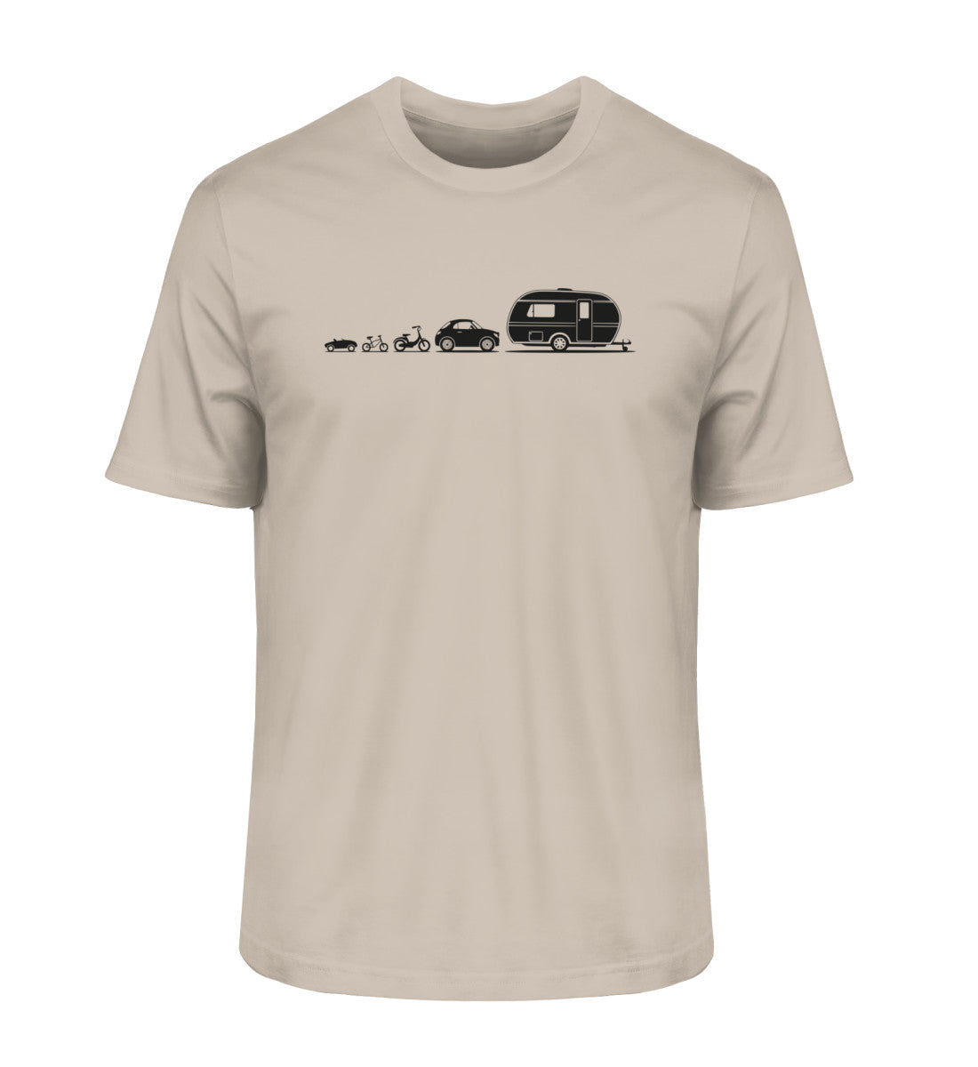 Evolution Wohnwagen - Herren Organic Shirt - LazyDonkeyDesign