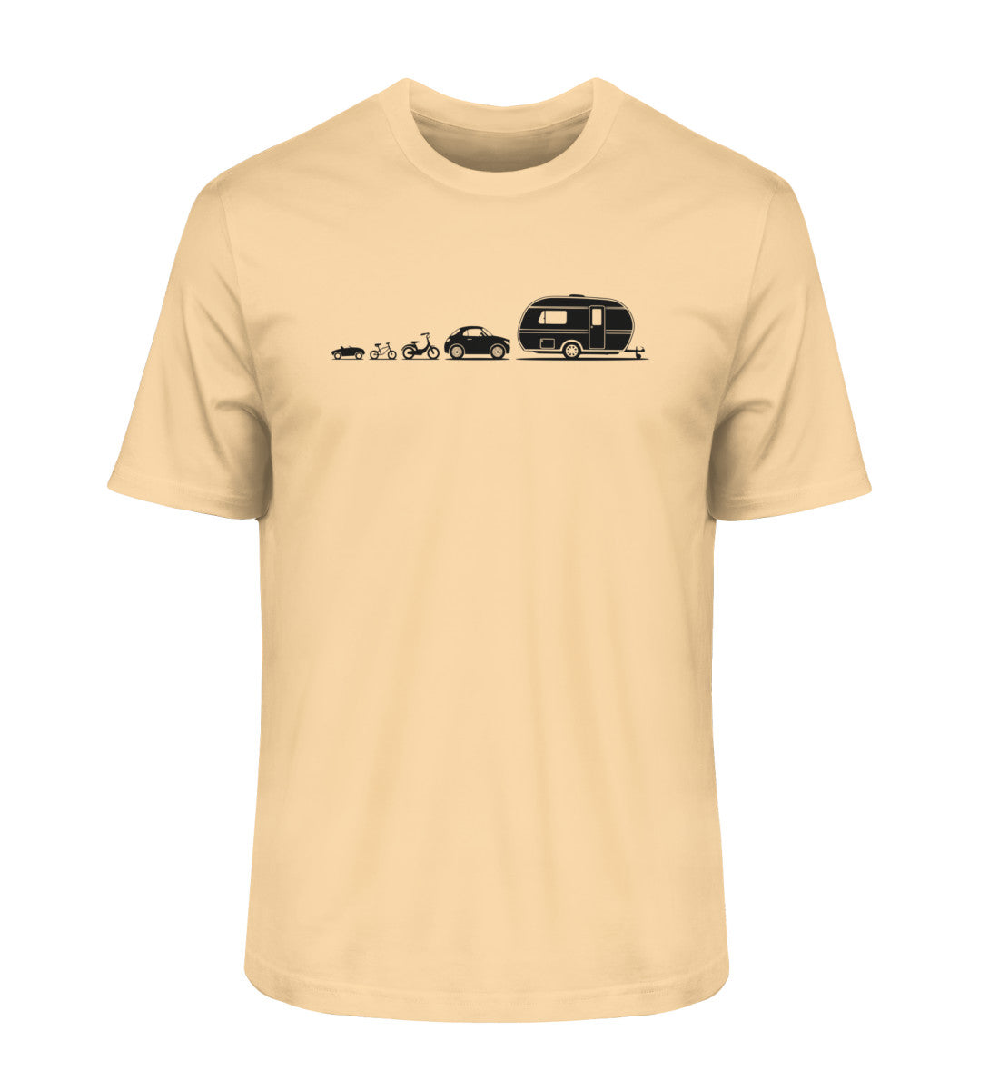 Evolution Wohnwagen - Herren Organic Shirt - LazyDonkeyDesign