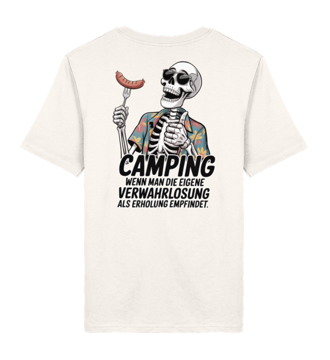 Camping Verwahrlosung - Herren Organic T-Shirt - LazyDonkeyDesign
