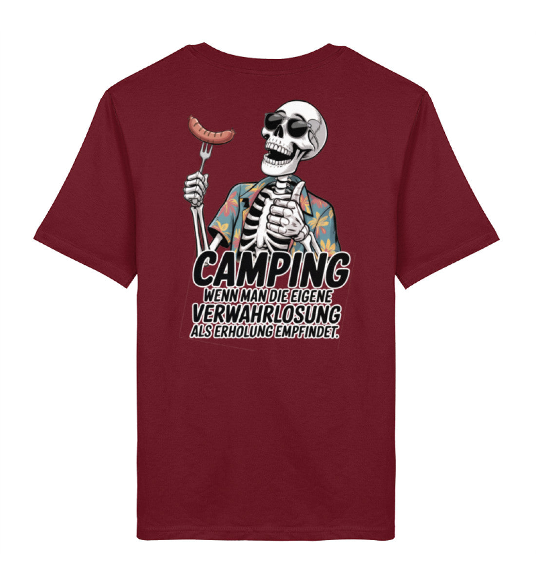Camping Verwahrlosung - Herren Organic T-Shirt - LazyDonkeyDesign