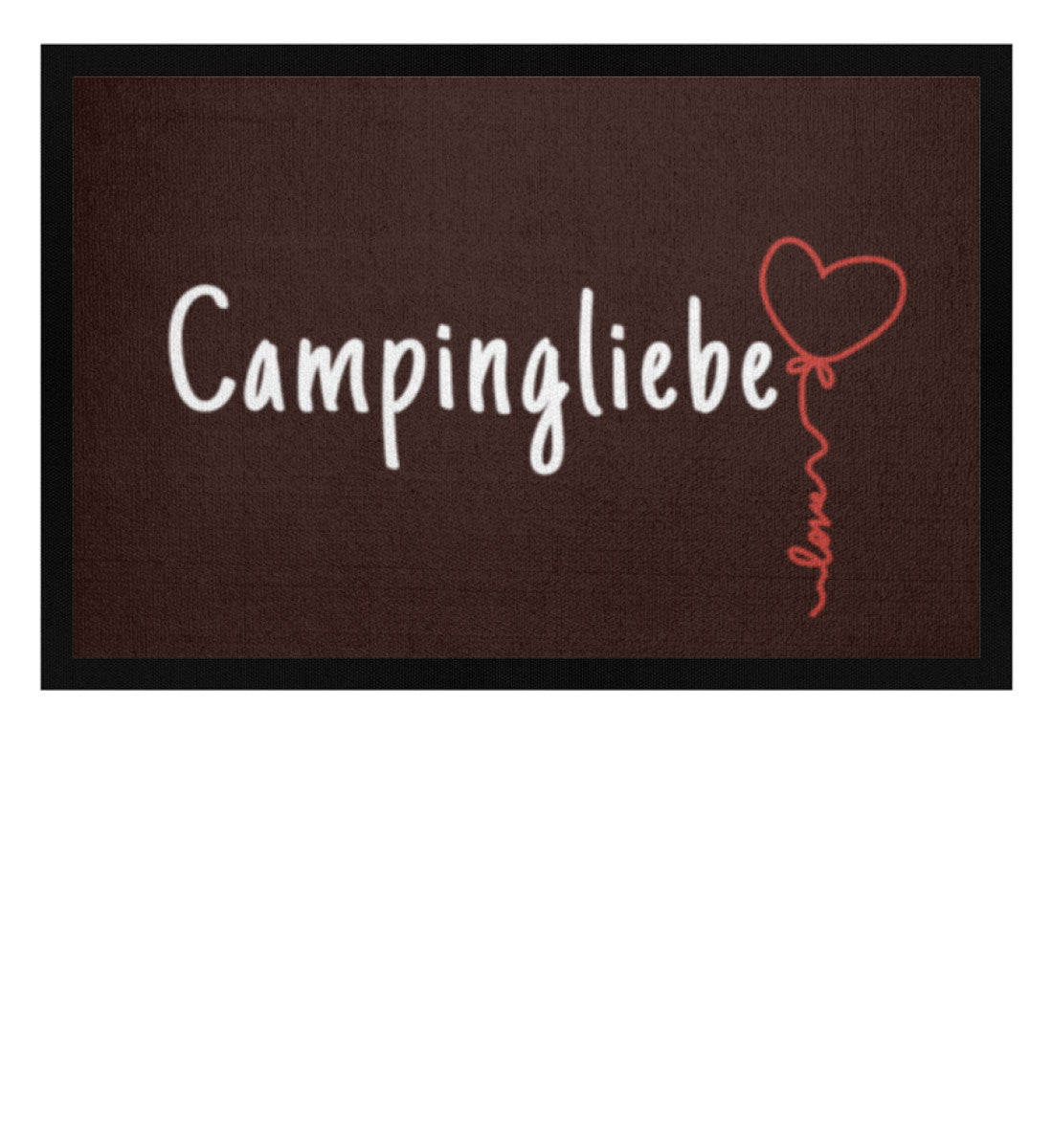 Campingliebe Herz - Camping Fußmatte - LazyDonkeyDesign