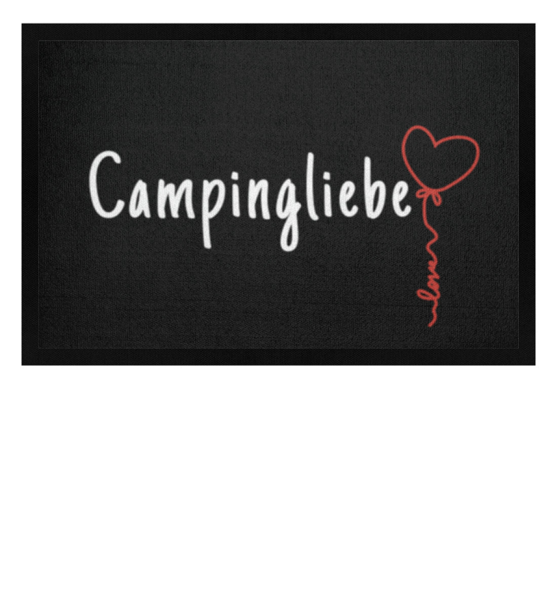 Campingliebe Herz - Camping Fußmatte - LazyDonkeyDesign