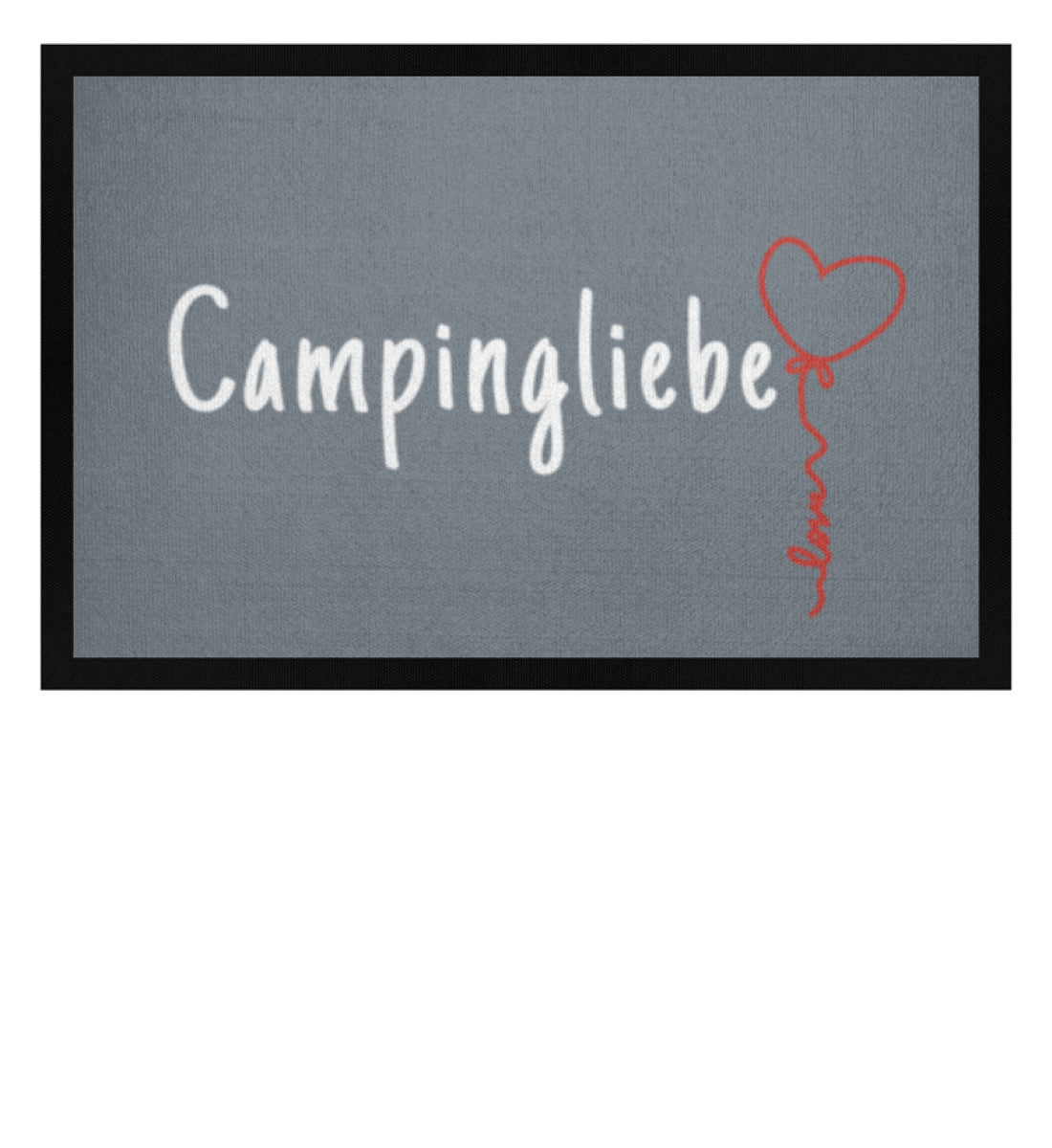 Campingliebe Herz - Camping Fußmatte - LazyDonkeyDesign