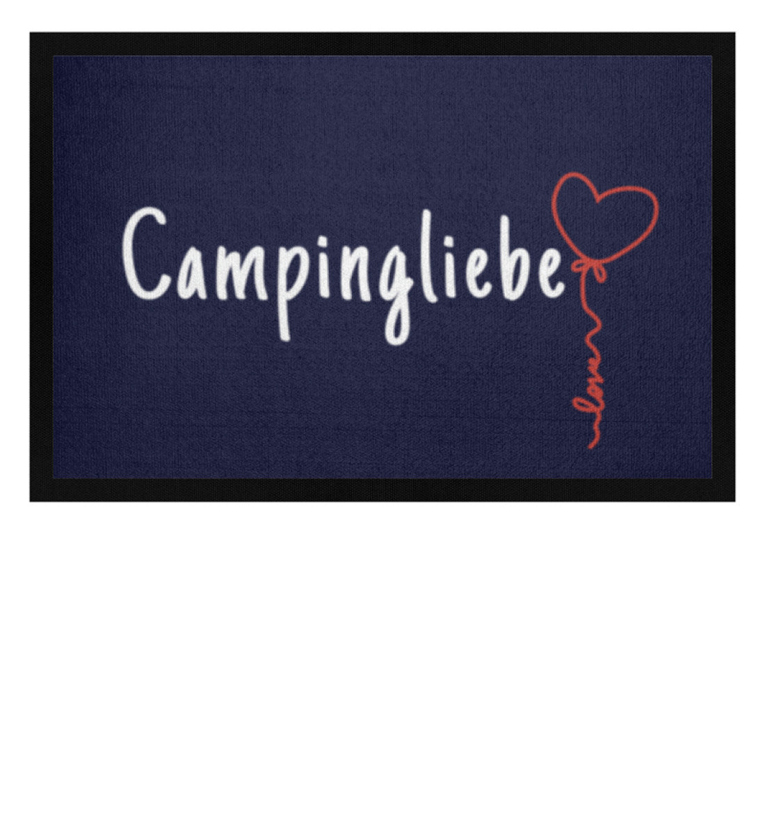 Campingliebe Herz - Camping Fußmatte - LazyDonkeyDesign
