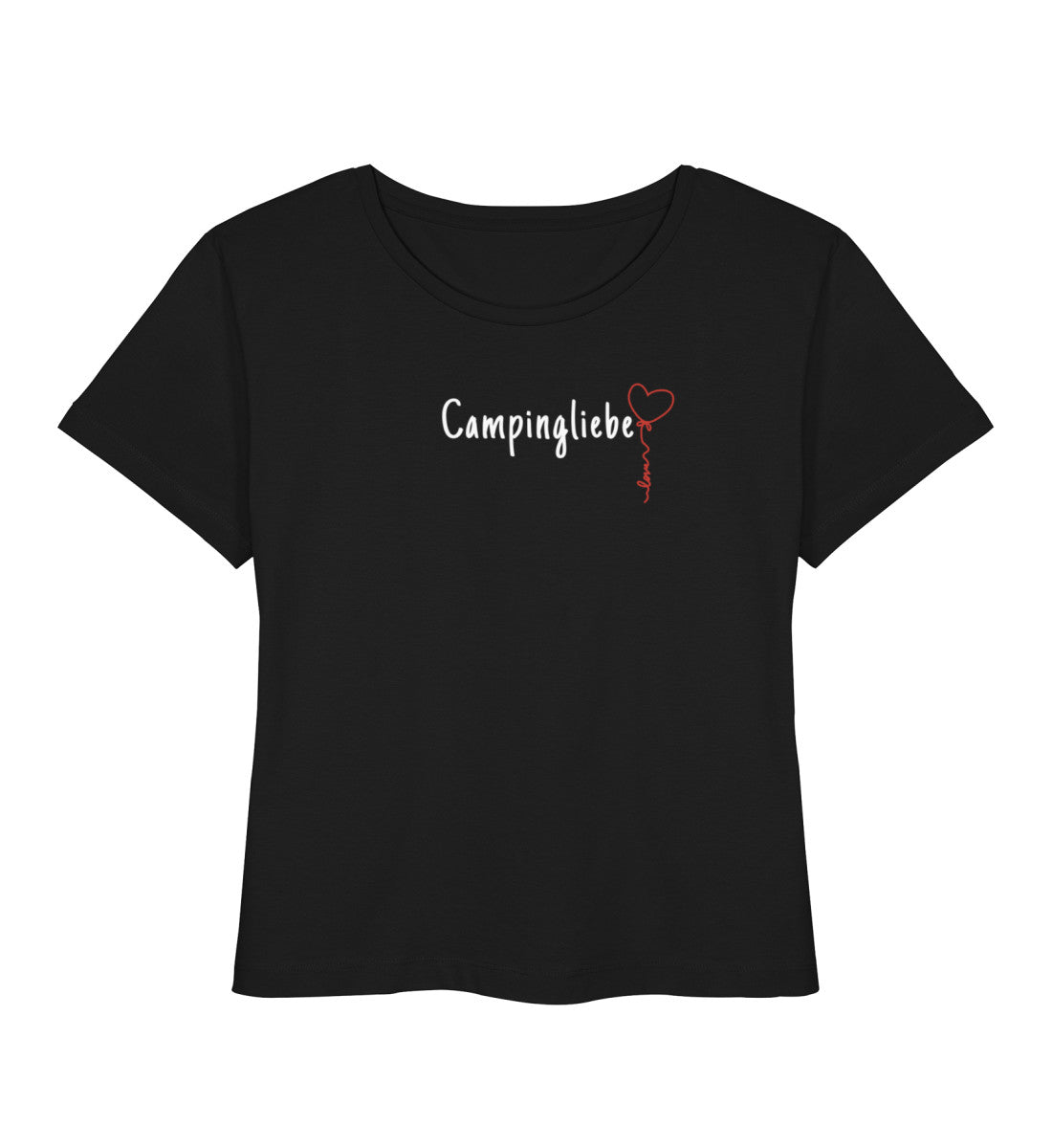 Campingliebe Ballon - Damen Organic T-Shirt - LazyDonkeyDesign