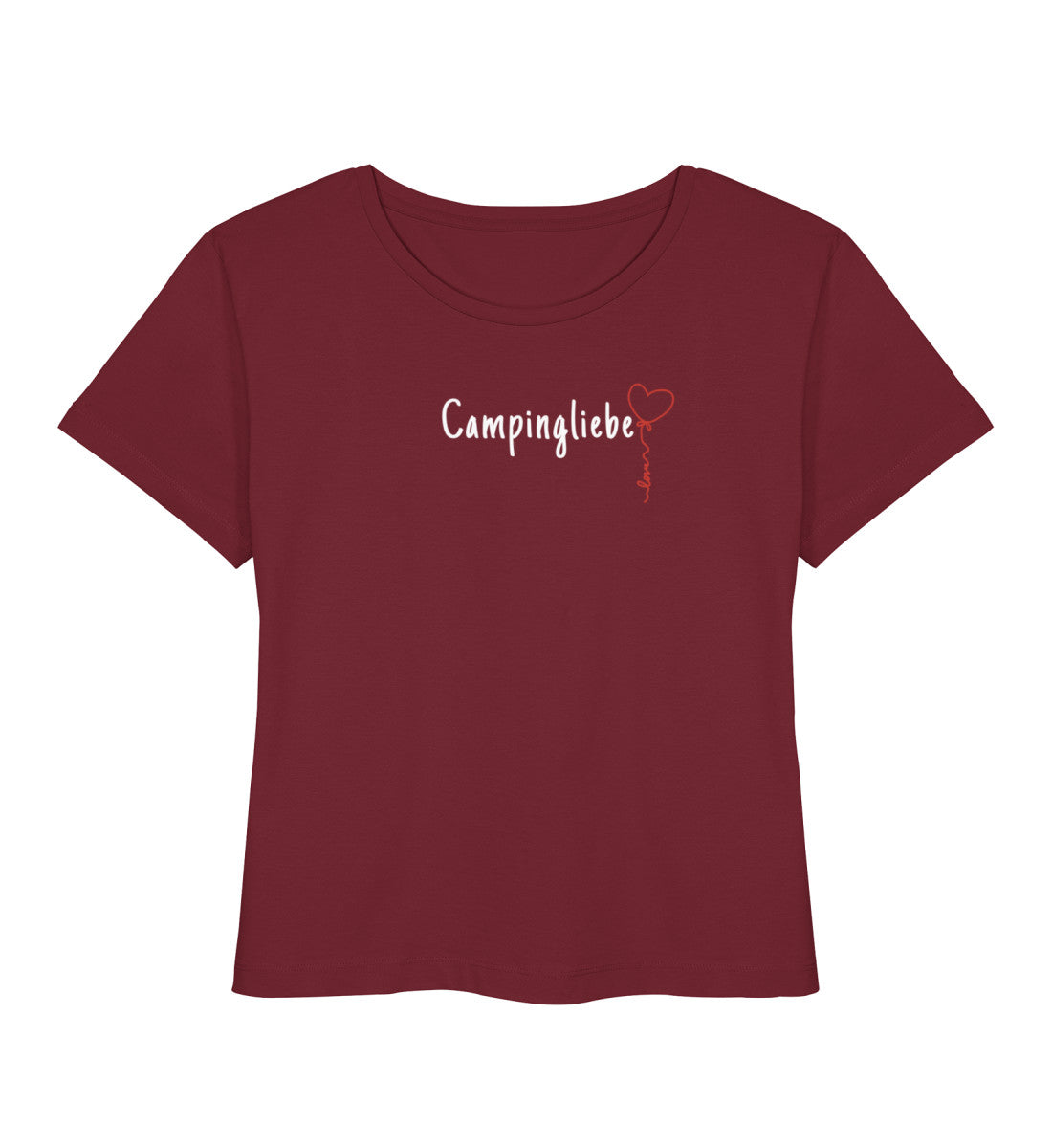 Campingliebe Ballon - Damen Organic T-Shirt - LazyDonkeyDesign