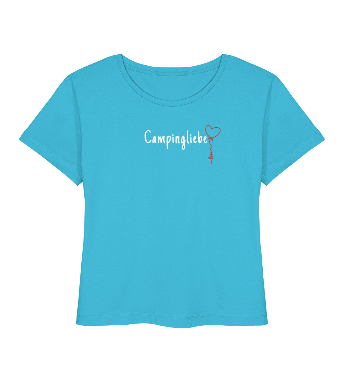 Campingliebe Ballon - Damen Organic T-Shirt - LazyDonkeyDesign