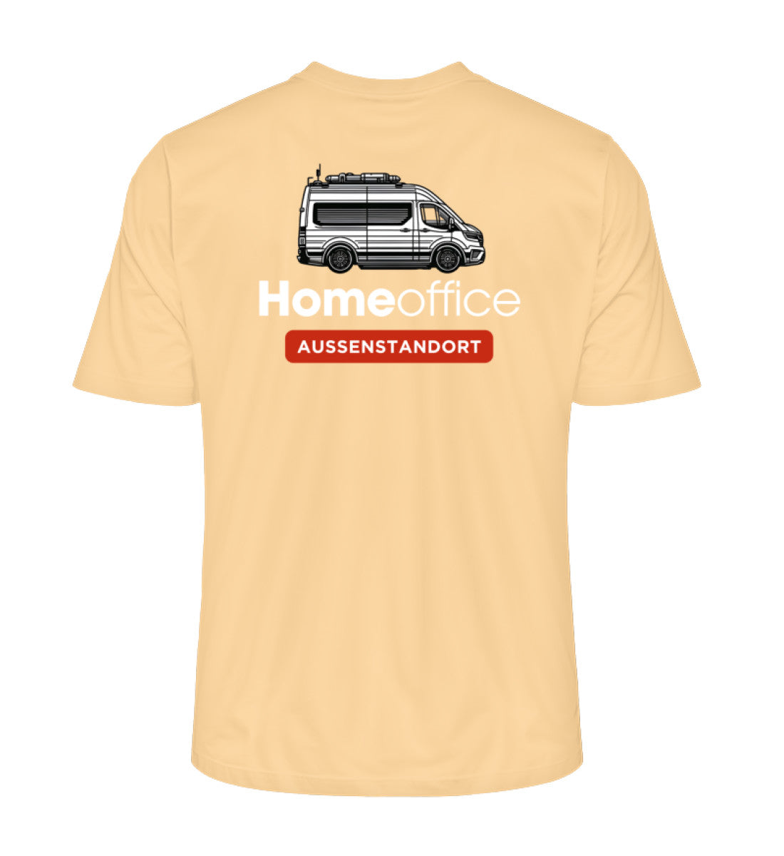 Vanlife Homeoffice - Herren Organic Shirt - Rückendruck - LazyDonkeyDesign
