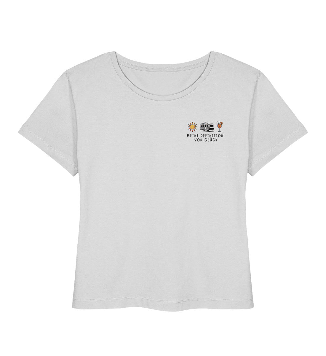 Definition von Glück - Damen Organic T-Shirt - Wohnwagen - LazyDonkeyDesign