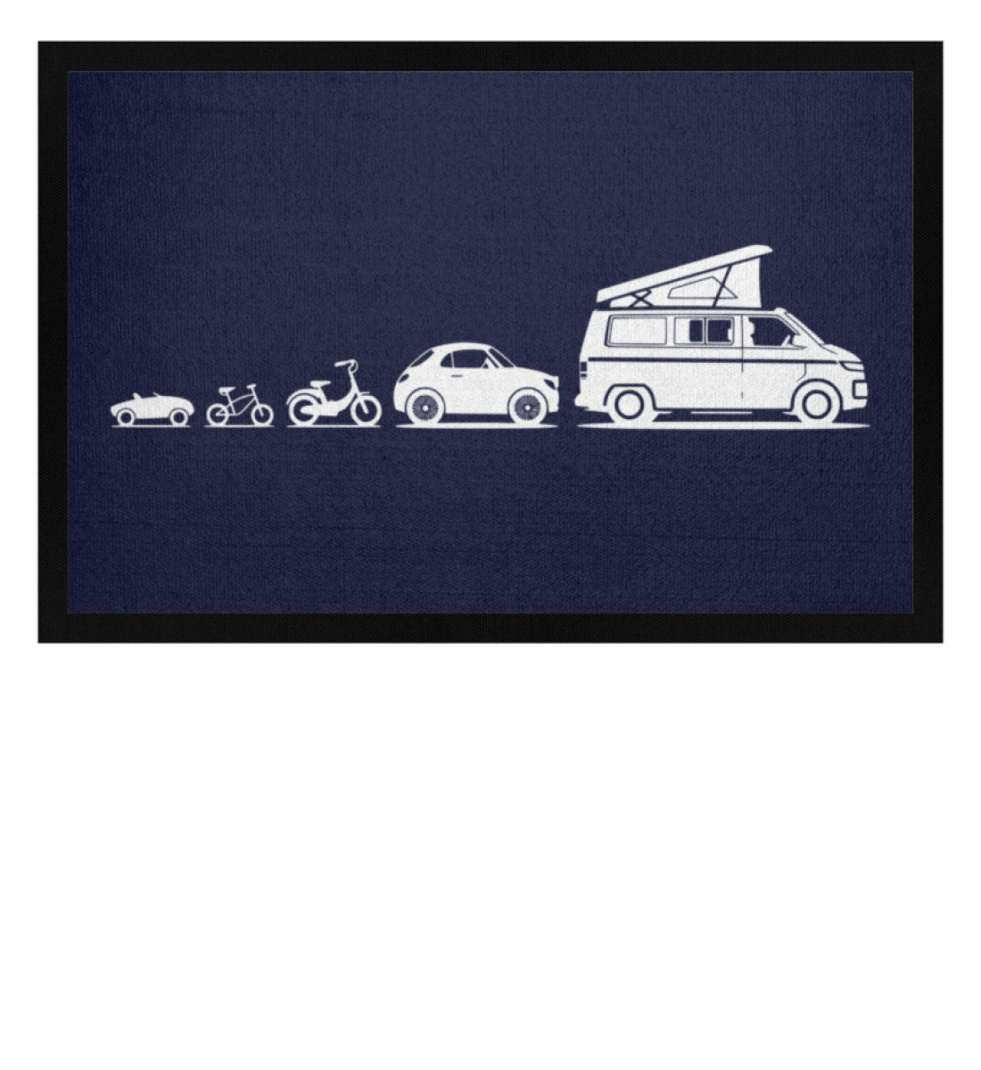 Evolution Bulli - Camping Fußmatte - LazyDonkeyDesign