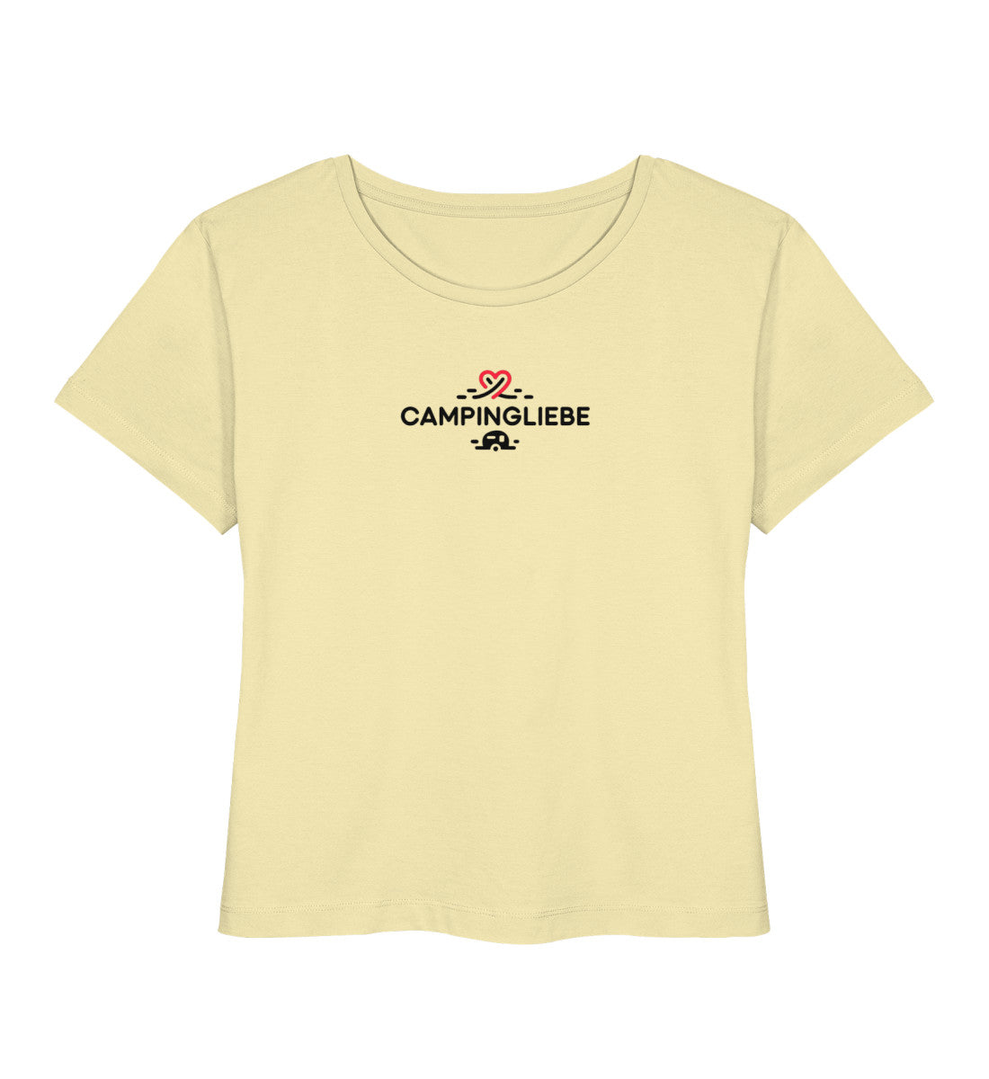 Wohnwagen Campingliebe - Damen Organic T-Shirt - LazyDonkeyDesign