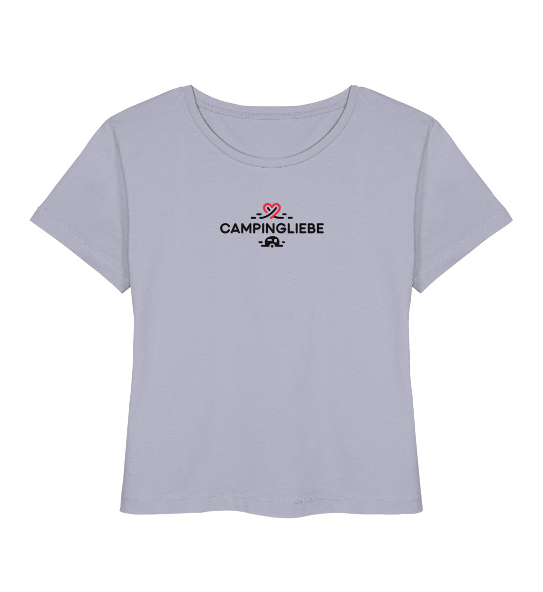 Wohnwagen Campingliebe - Damen Organic T-Shirt - LazyDonkeyDesign
