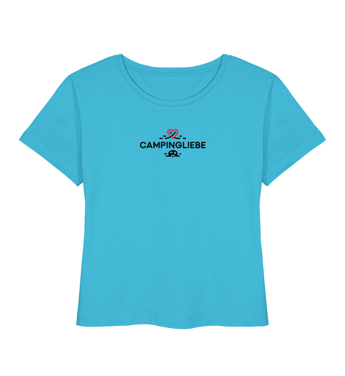 Wohnwagen Campingliebe - Damen Organic T-Shirt - LazyDonkeyDesign