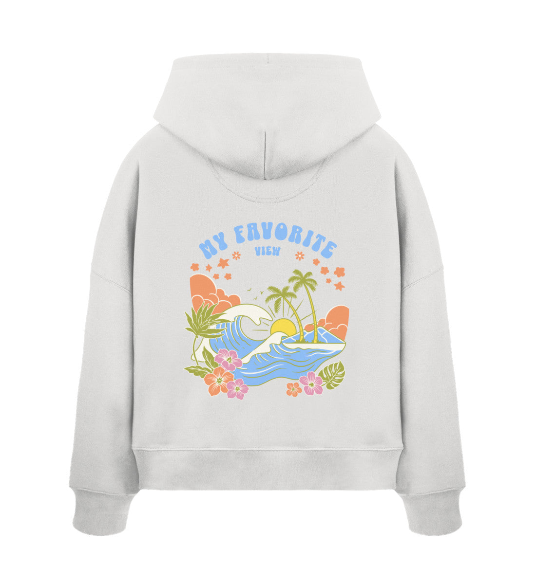 Damen Camping Boxcut Hoodie - My favorite View