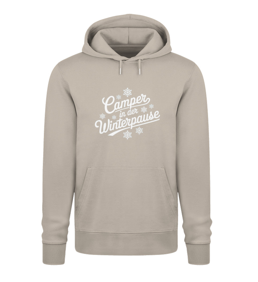 Camper im Winter - Damen Organic Hoodie - LazyDonkeyDesign