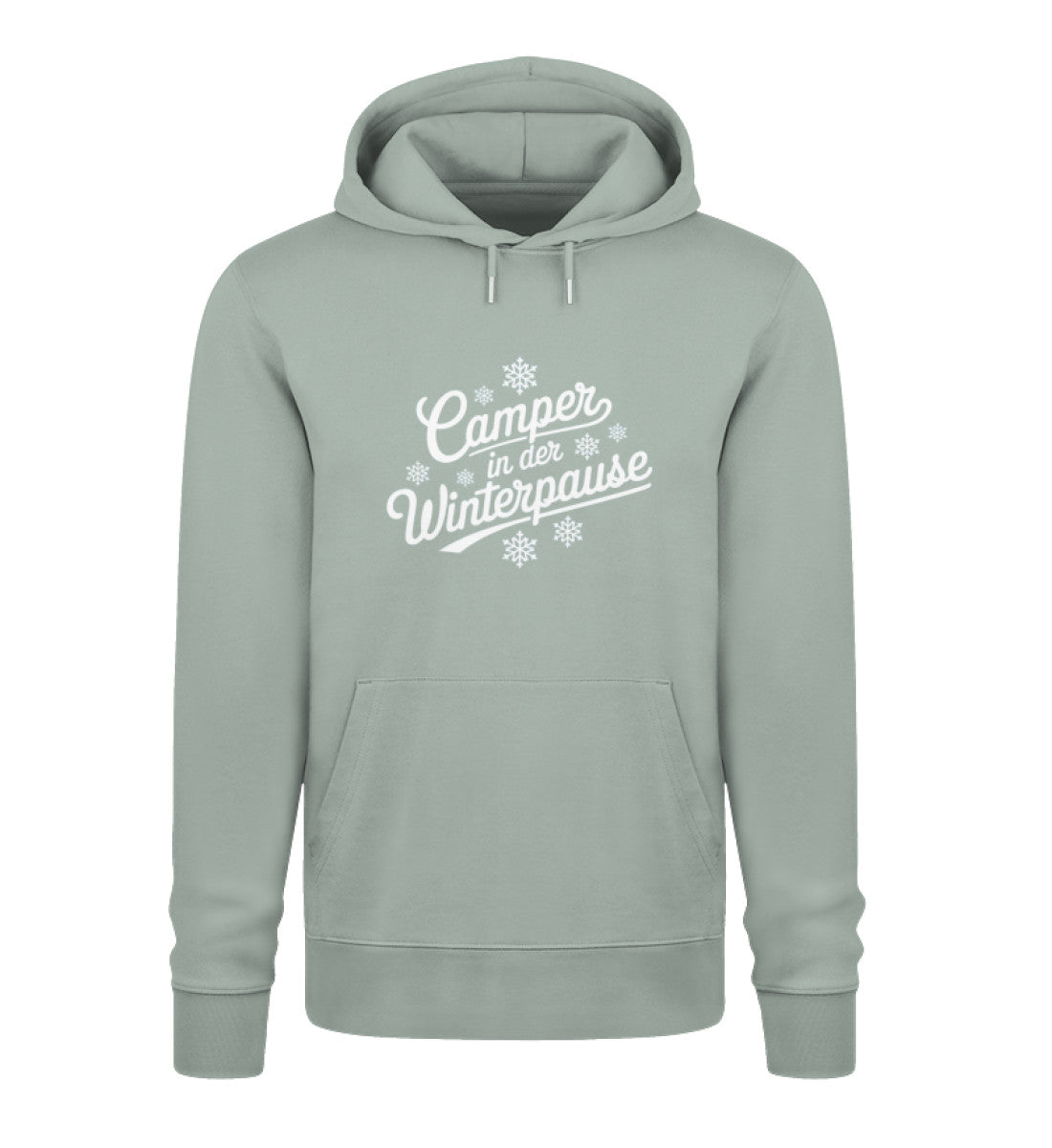 Camper im Winter - Damen Organic Hoodie - LazyDonkeyDesign