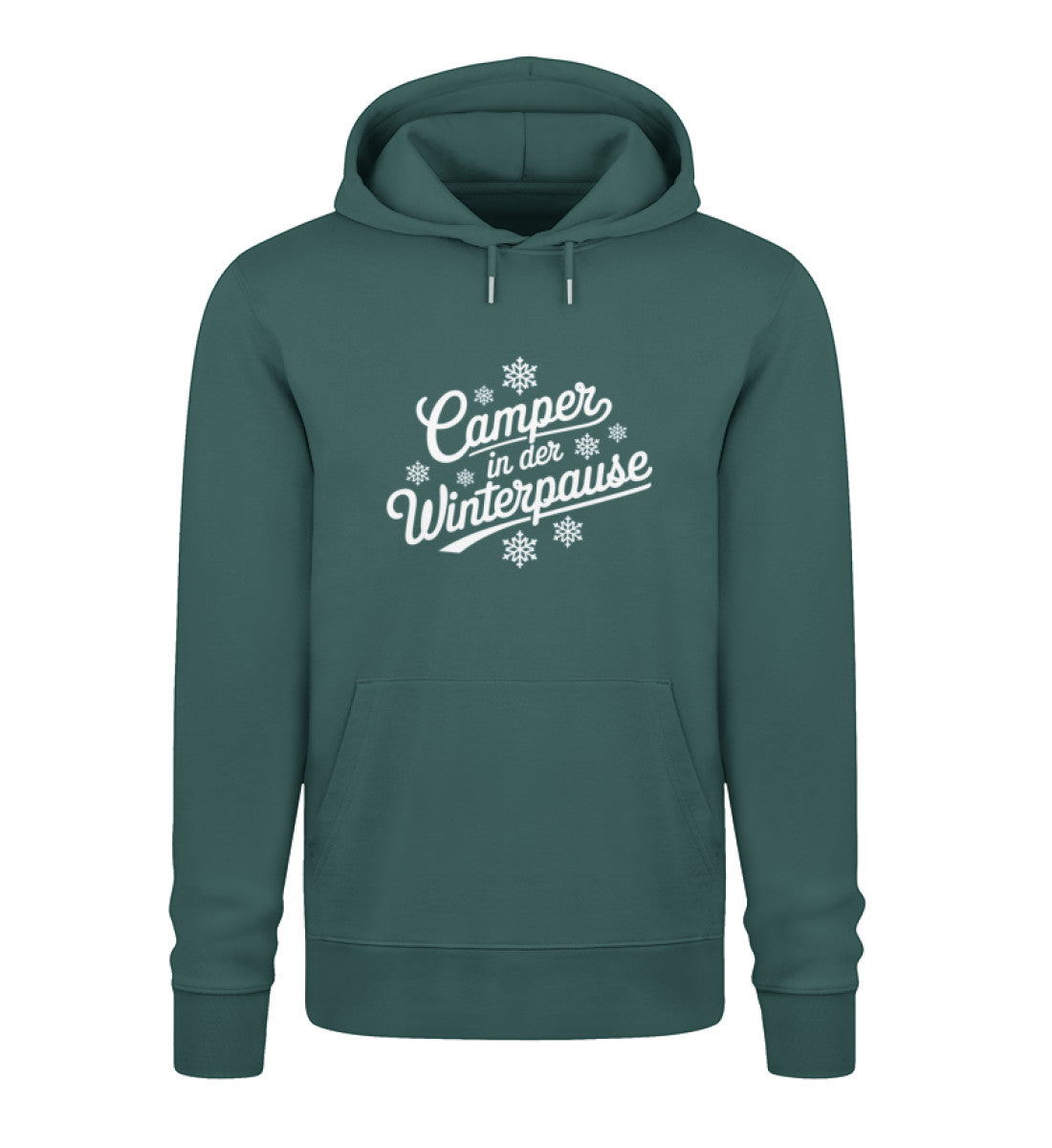 Camper im Winter - Damen Organic Hoodie - LazyDonkeyDesign