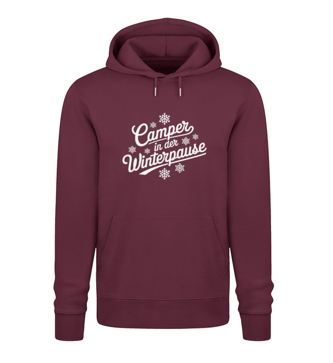 Camper im Winter - Damen Organic Hoodie - LazyDonkeyDesign