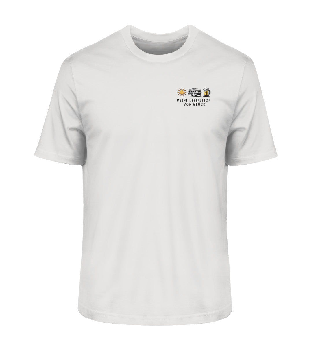 Definition von Glück - Herren Organic T-Shirt - Wohnwagen - LazyDonkeyDesign