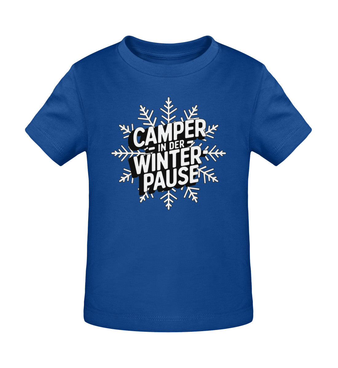 Camper in Winterpause - Baby Organic Shirt - LazyDonkeyDesign