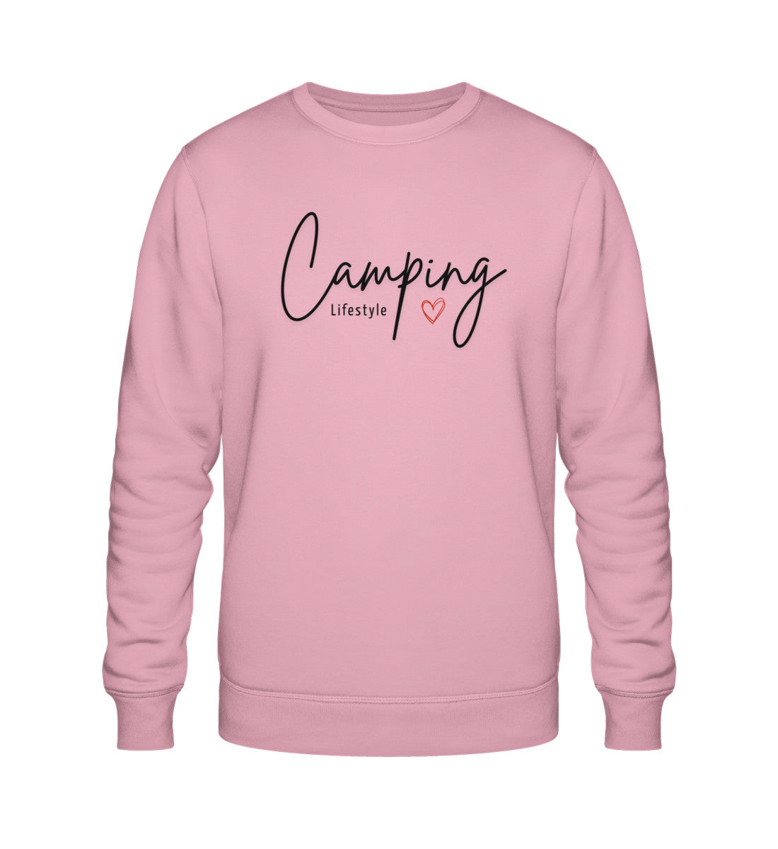Camping Lifestyle Liebe - Damen Organic Sweatshirt - LazyDonkeyDesign