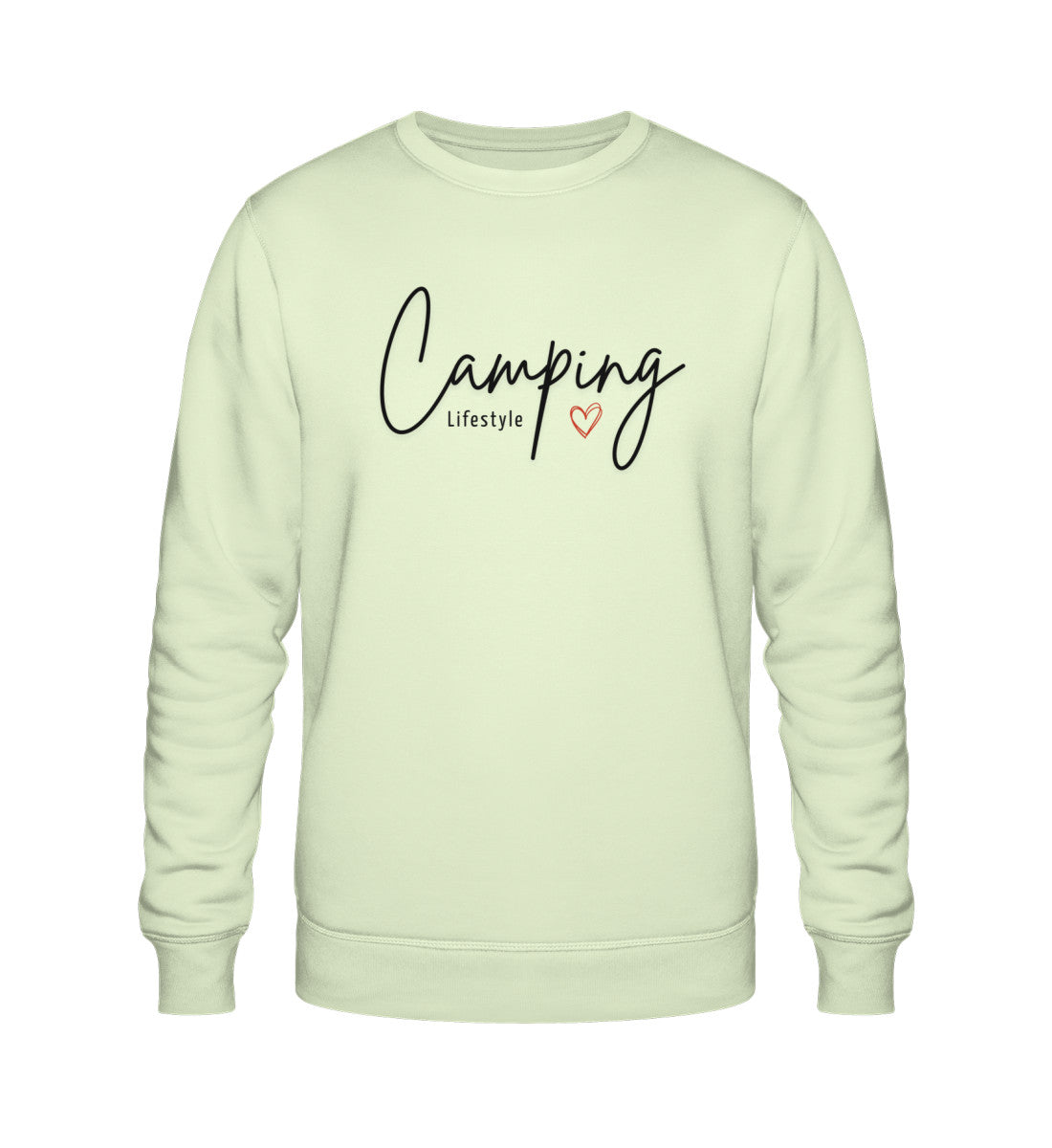 Camping Lifestyle Liebe - Damen Organic Sweatshirt - LazyDonkeyDesign