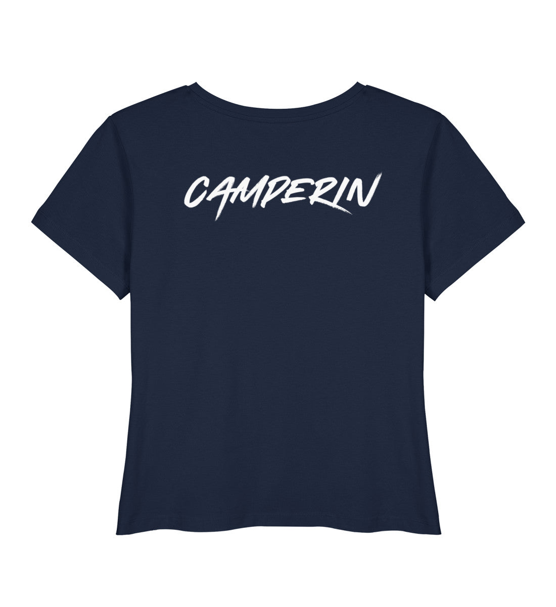 Camperin - Damen Organic T-Shirt - Rückenmotiv - LazyDonkeyDesign