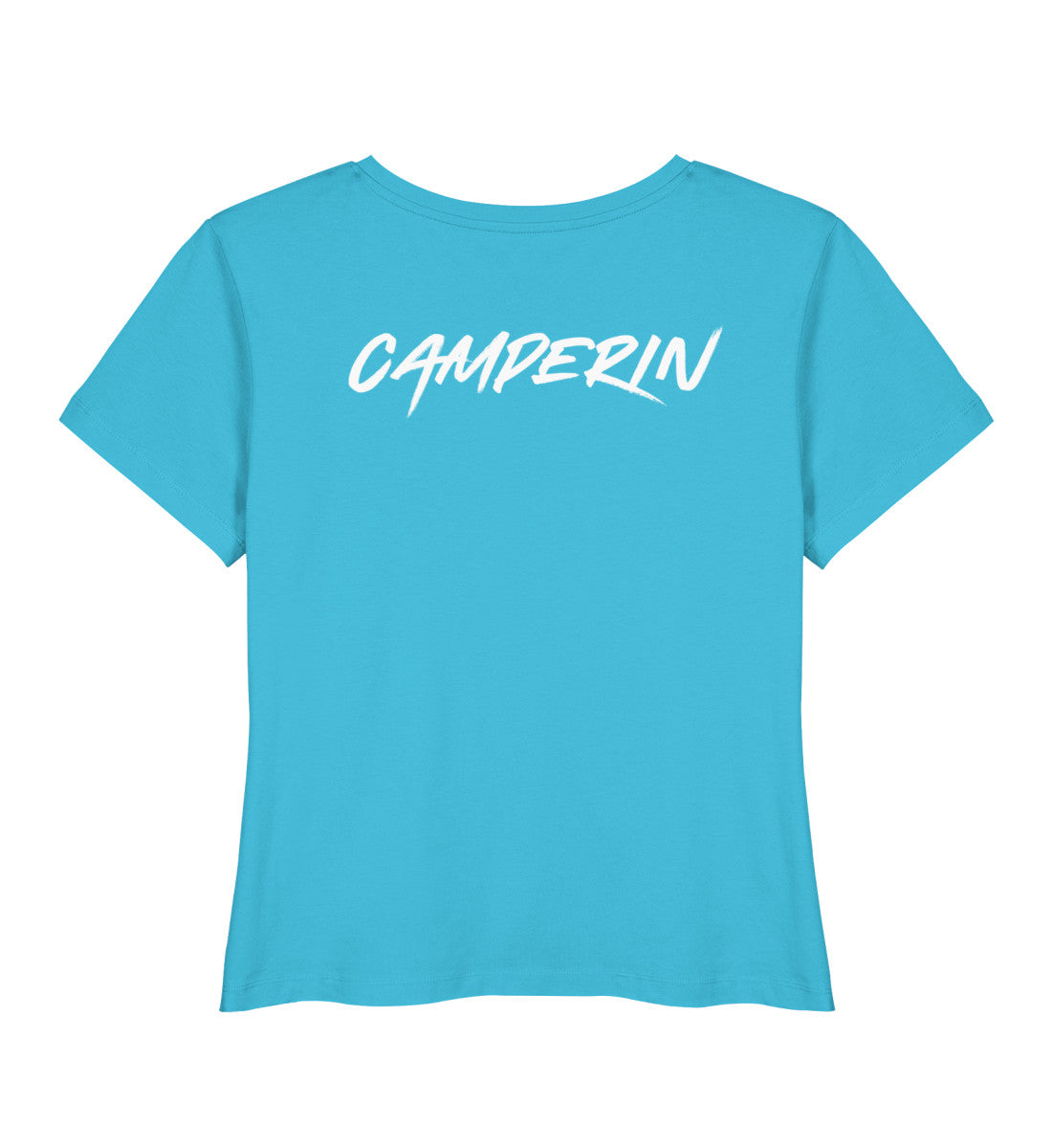 Camperin - Damen Organic T-Shirt - Rückenmotiv - LazyDonkeyDesign