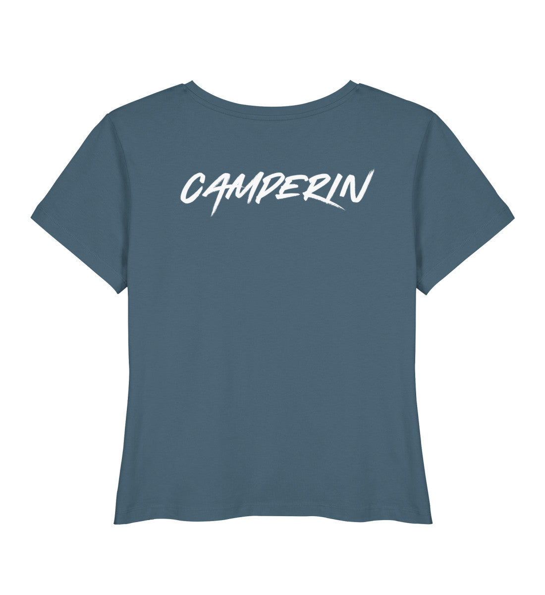 Camperin - Damen Organic T-Shirt - Rückenmotiv - LazyDonkeyDesign