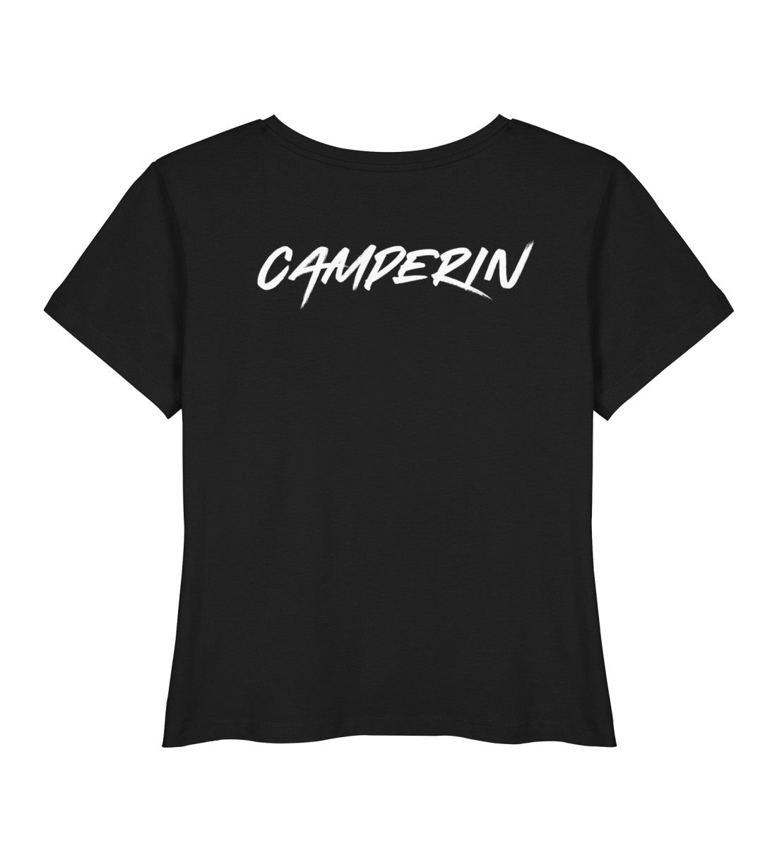 Camperin - Damen Organic T-Shirt - Rückenmotiv - LazyDonkeyDesign