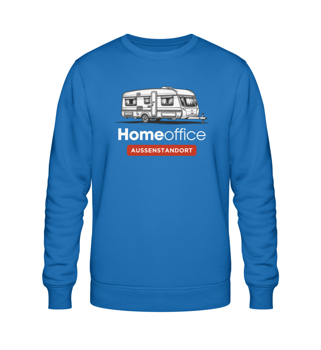 Wohnwagen Homeoffice - Herren Organic Sweatshirt - LazyDonkeyDesign