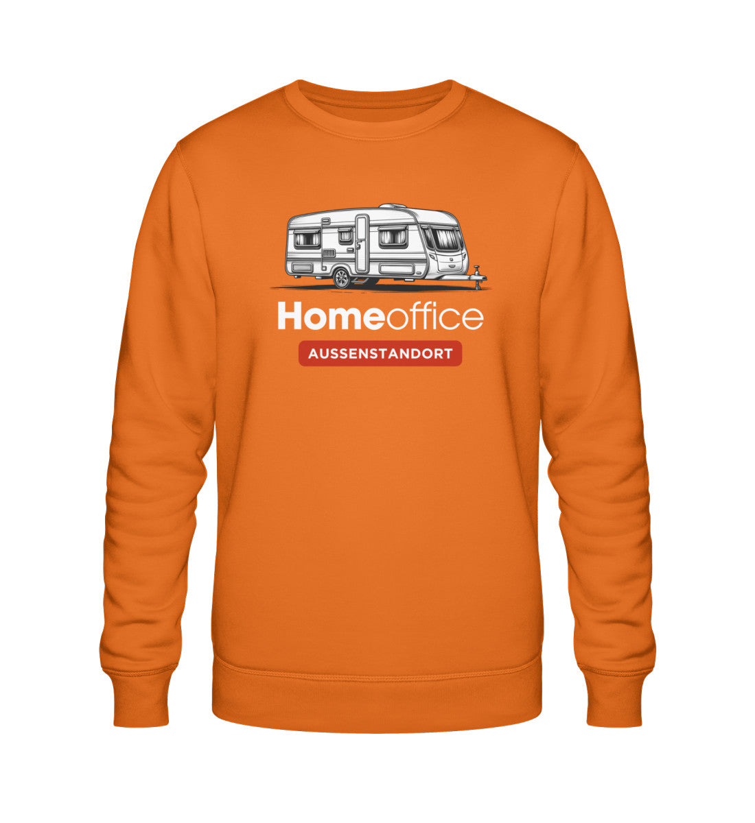 Wohnwagen Homeoffice - Herren Organic Sweatshirt - LazyDonkeyDesign
