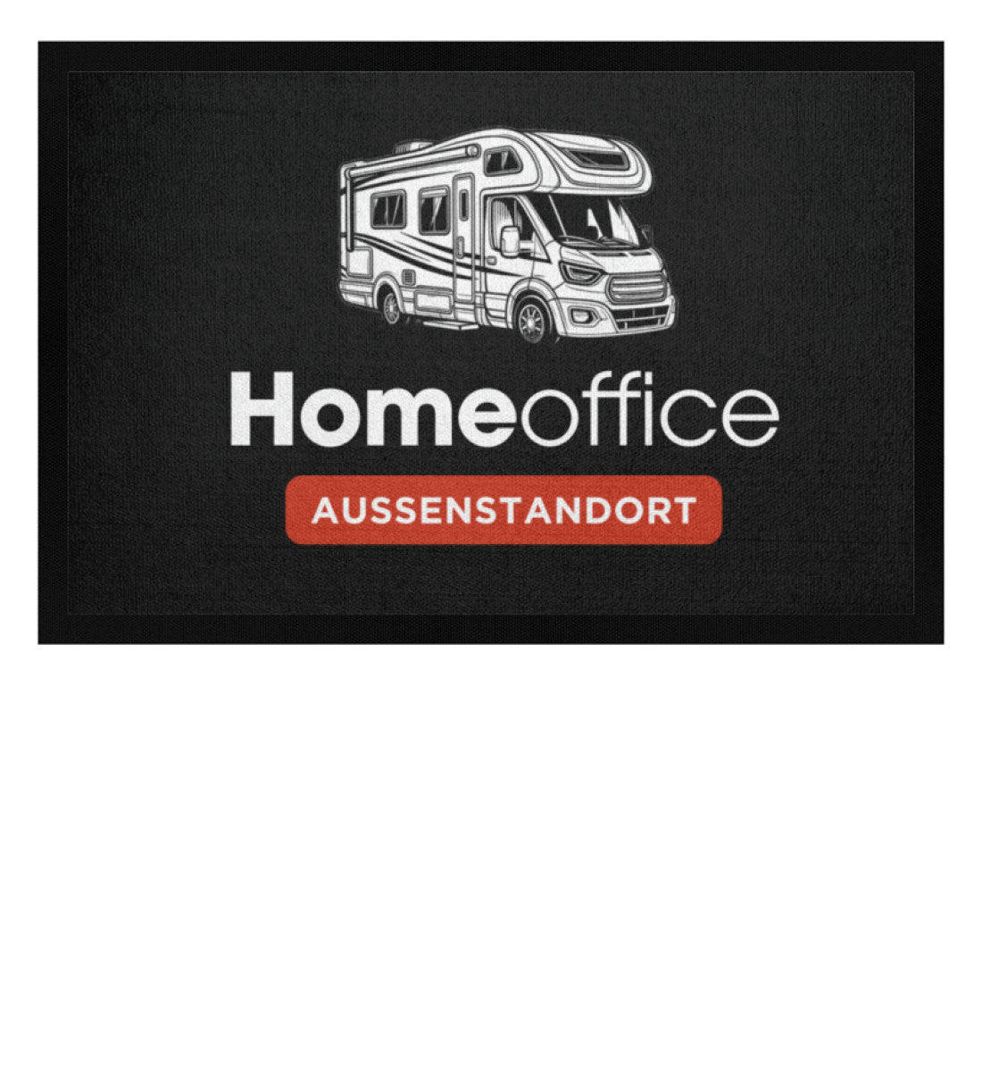 Wohnmobil Homeoffice - Camping Fußmatte - LazyDonkeyDesign